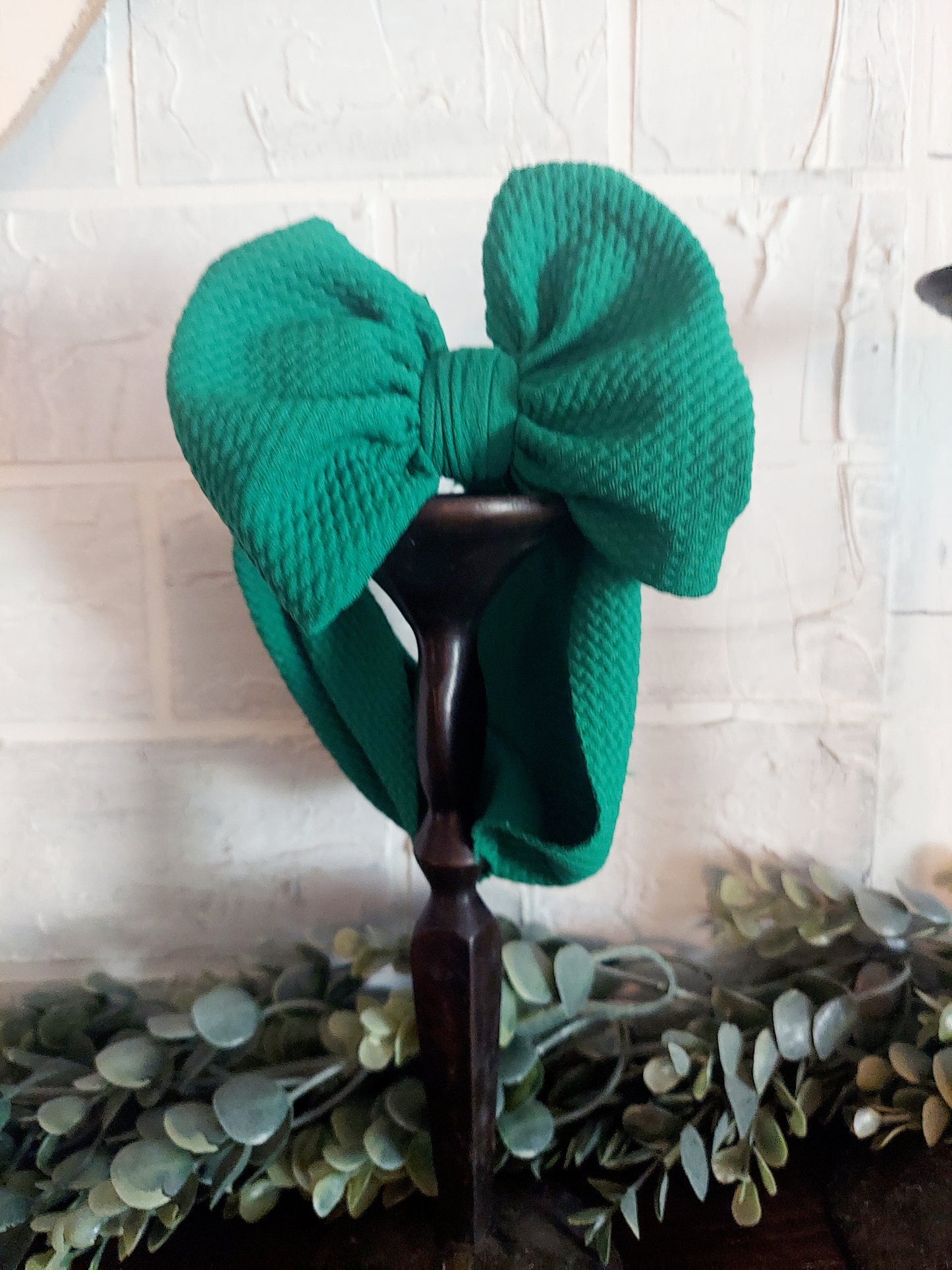 Green Liverpool Sincerely, Amelia Headband with Bow